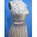 Стильное платье из тюля с бисером А-силуэта